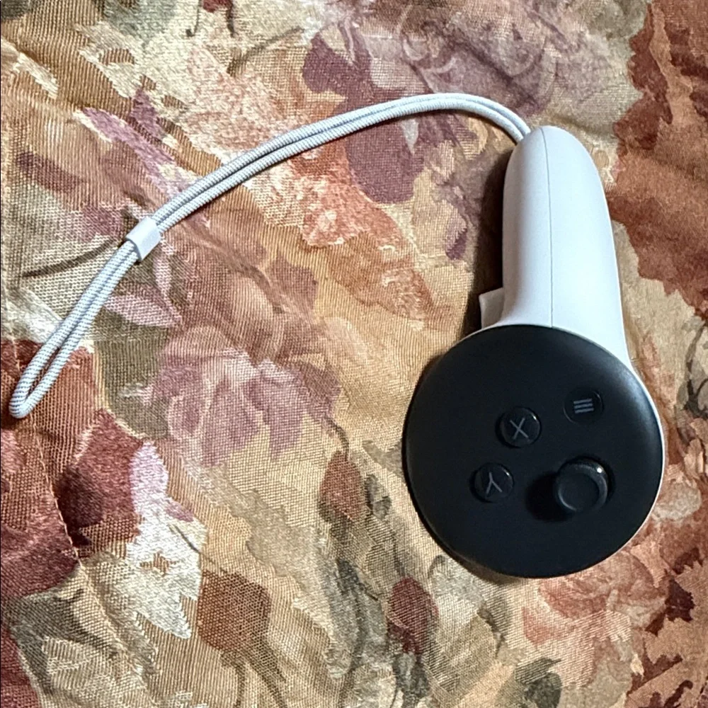 VR Headset and Controllers - White and Black